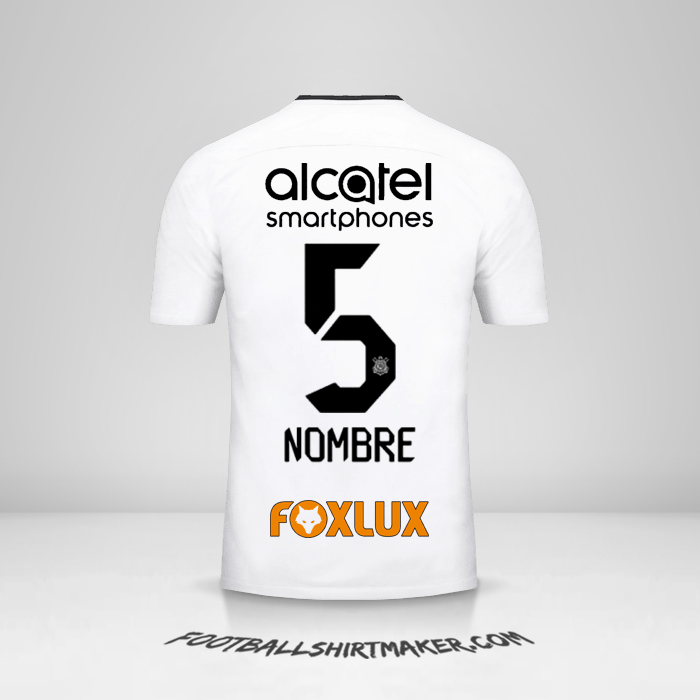 Jersey Corinthians 2017/18 -  nombre - 5