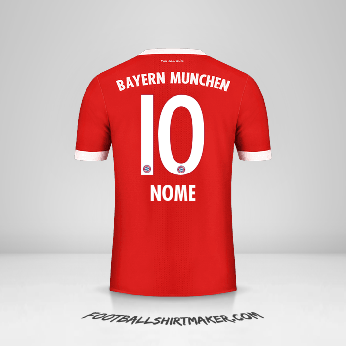 Maglia FC Bayern Munchen 2017/18 -  nome - 10
