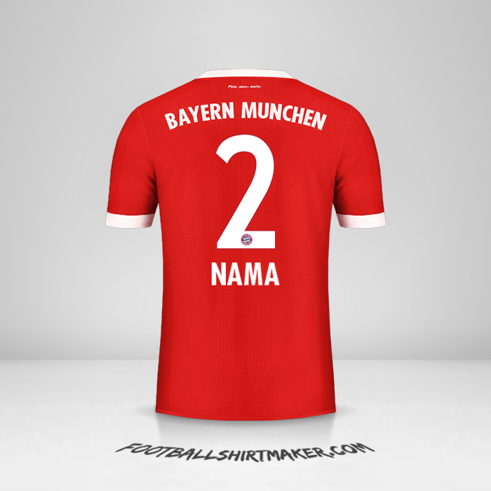 Jersey FC Bayern Munchen 2017/18 -  nama - 2