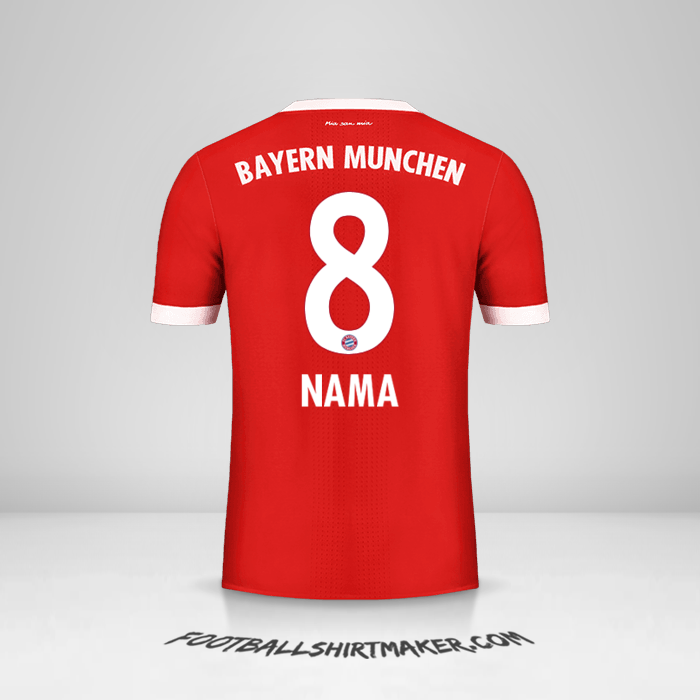 Jersey FC Bayern Munchen 2017/18 -  nama - 8