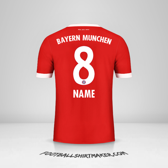 Shirt FC Bayern Munchen 2017/18 -  name - 8