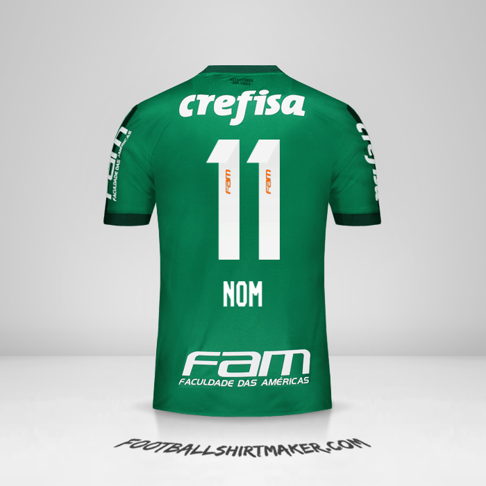 Maillot Palmeiras 2017 -  nom - 11