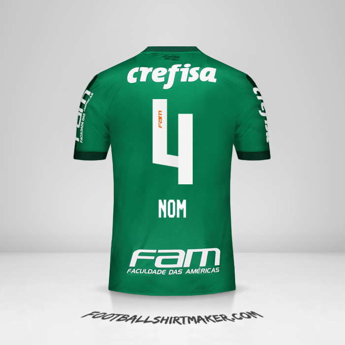 Maillot Palmeiras 2017 -  nom - 4