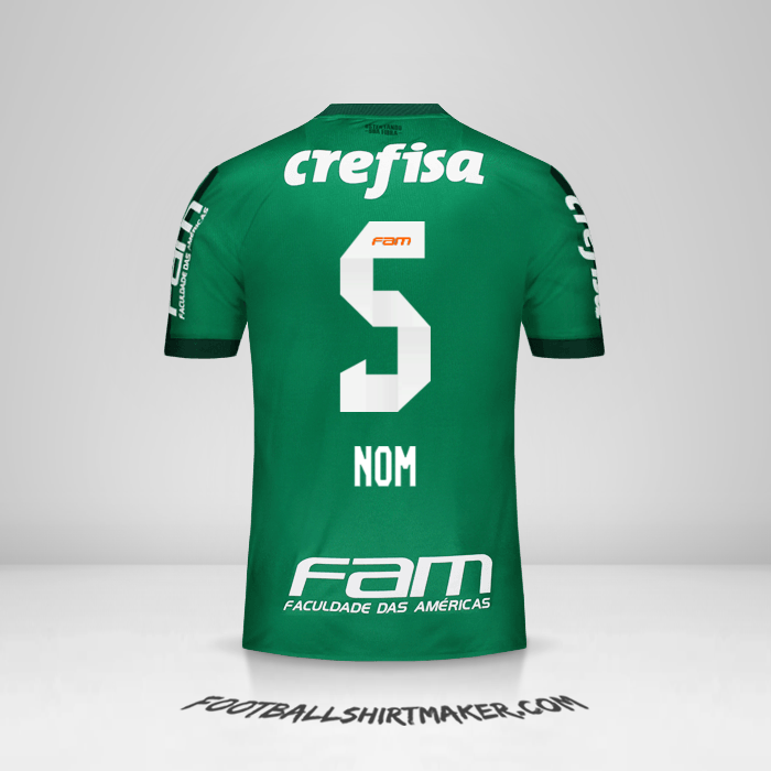 Maillot Palmeiras 2017 -  nom - 5