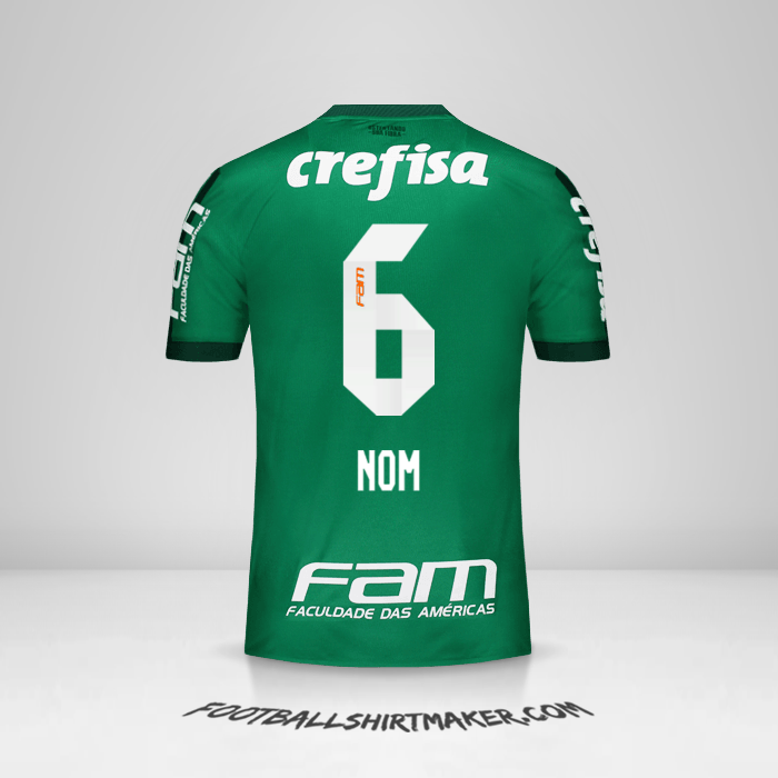 Maillot Palmeiras 2017 -  nom - 6