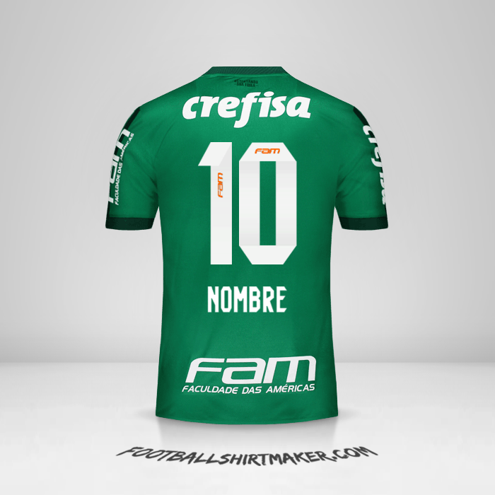 Jersey Palmeiras 2017 -  nombre - 10