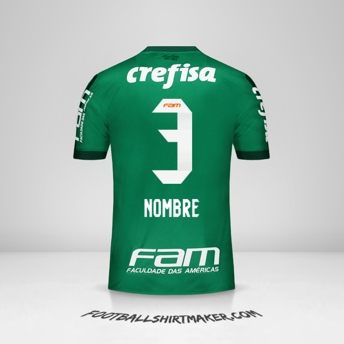 Jersey Palmeiras 2017 -  nombre - 3