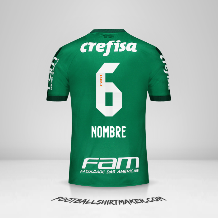 Camiseta Palmeiras 2017 -  nombre - 6