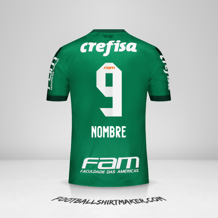 Jersey Palmeiras 2017 -  nombre - 9