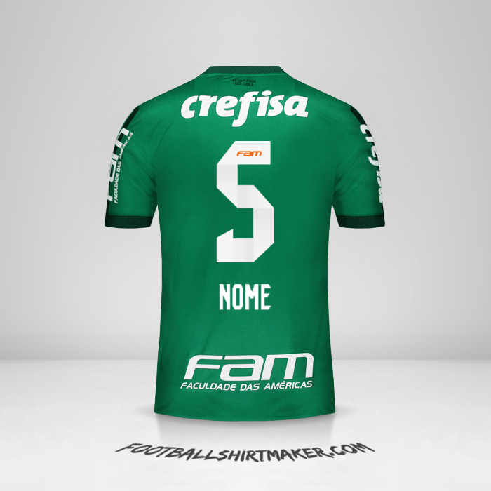 Camisa Palmeiras 2017 -  nome - 5