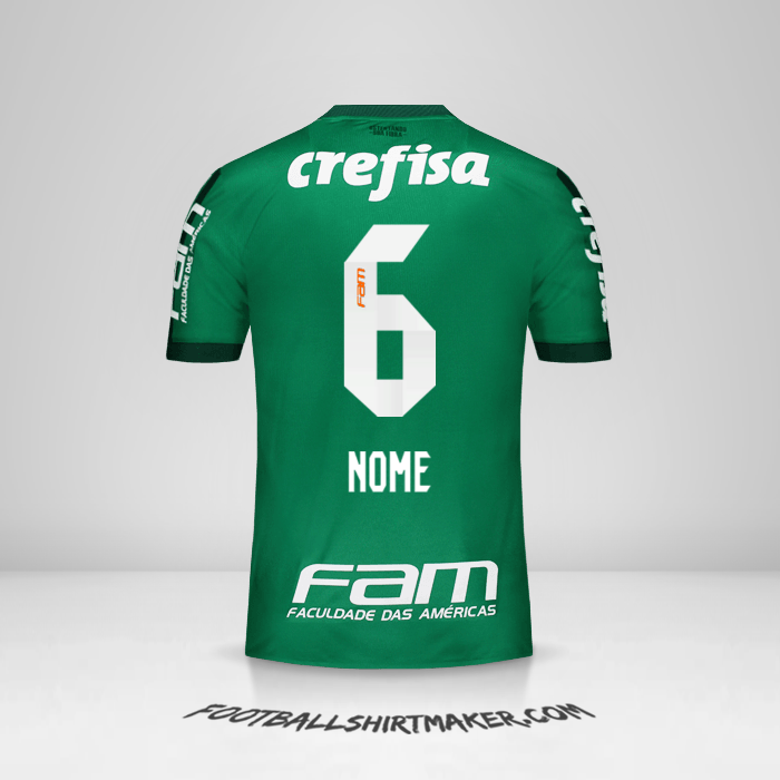 Camisa Palmeiras 2017 -  nome - 6