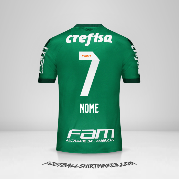 Camisa Palmeiras 2017 -  nome - 7