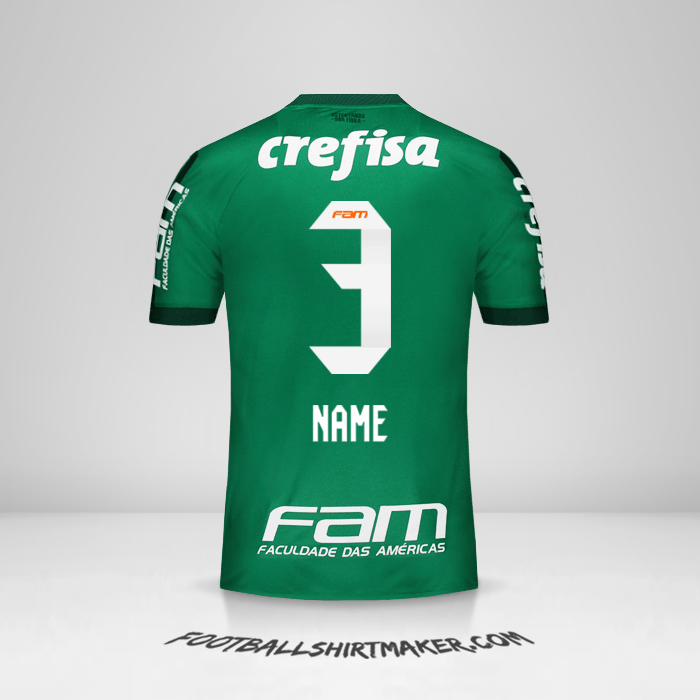 Shirt Palmeiras 2017 -  name - 3