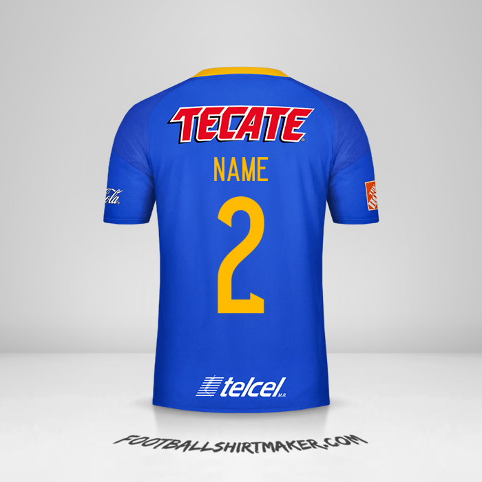 Trikot Tigres UANL 2016/17 Auswärts -  name - 2