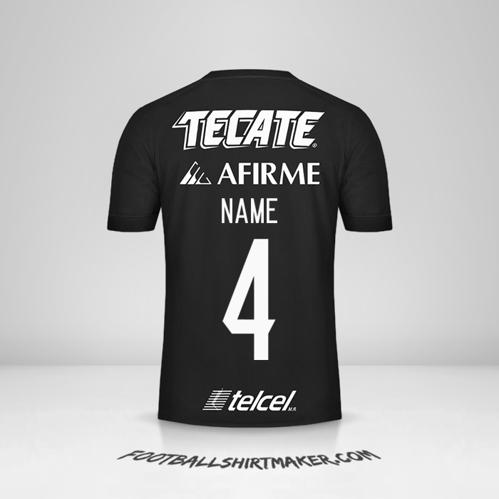 Shirt Tigres UANL 2017 Third -  name - 4