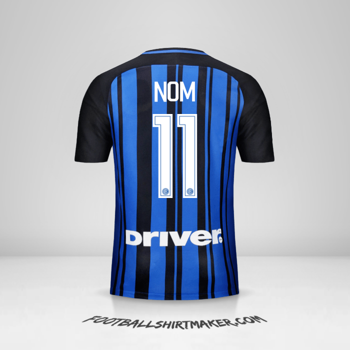 Maillot Inter 2017/18 -  nom - 11