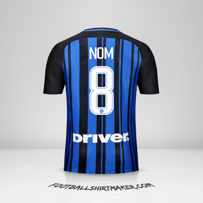 Maillot Inter 2017/18 -  nom - 8
