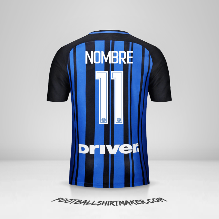 Jersey Inter 2017/18 -  nombre - 11