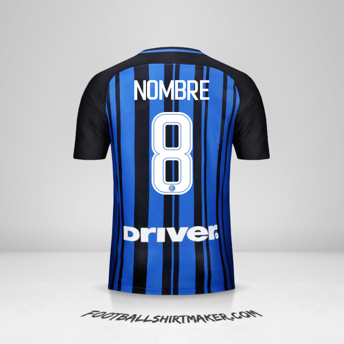 Jersey Inter 2017/18 -  nombre - 8