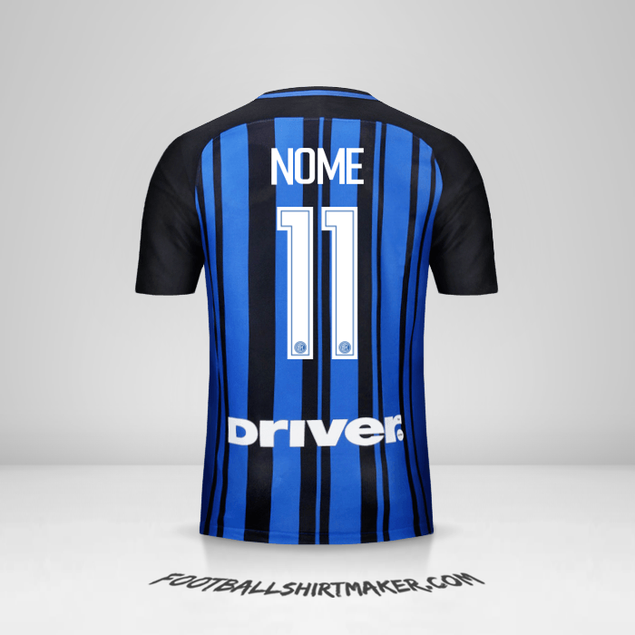 Camisa Inter 2017/18 -  nome - 11