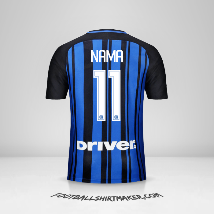 Jersey Inter 2017/18 -  nama - 11