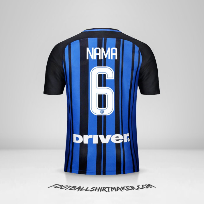 Jersey Inter 2017/18 -  nama - 6