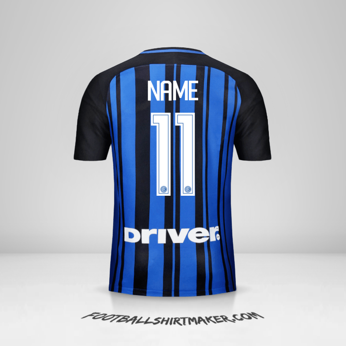 Shirt Inter 2017/18 -  name - 11