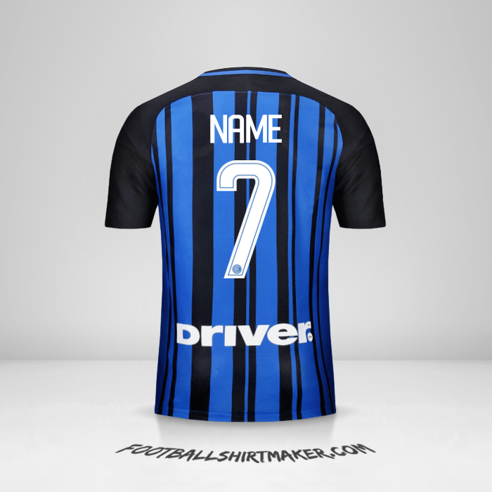 Shirt Inter 2017/18 -  name - 7