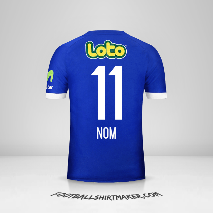 Maillot Universidad de Chile 2017 -  nom - 11