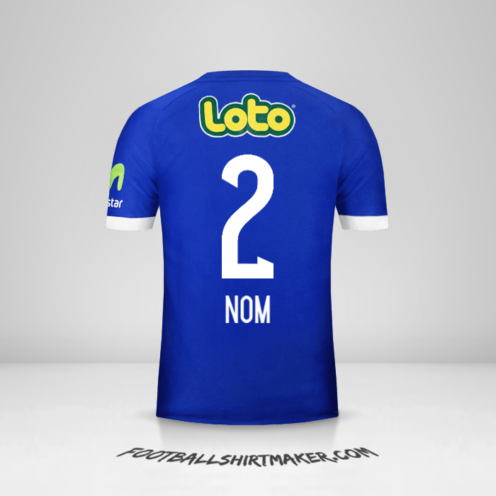 Maillot Universidad de Chile 2017 -  nom - 2