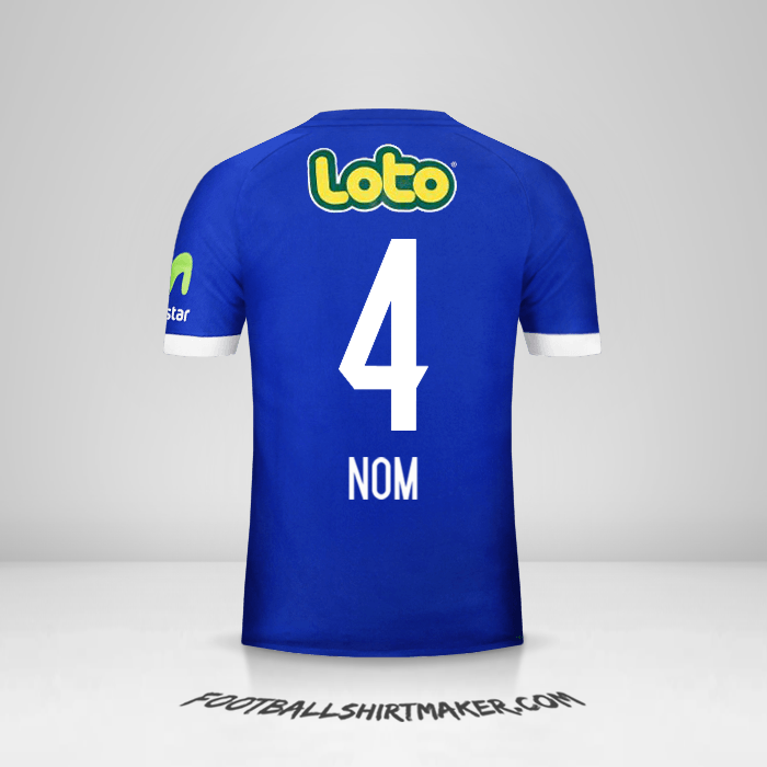 Maillot Universidad de Chile 2017 -  nom - 4