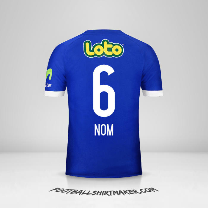 Maillot Universidad de Chile 2017 -  nom - 6