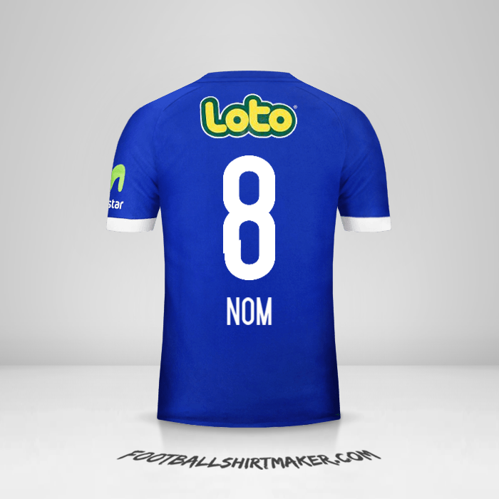 Maillot Universidad de Chile 2017 -  nom - 8