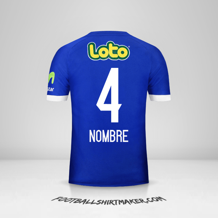 Jersey Universidad de Chile 2017 -  nombre - 4