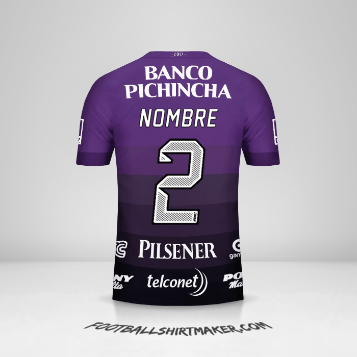 Jersey Barcelona SC 2017 Visita -  nombre - 2