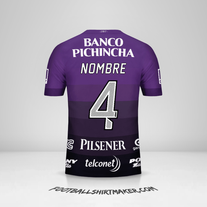 Jersey Barcelona SC 2017 Visita -  nombre - 4
