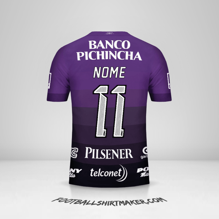 Camisa Barcelona SC 2017 Alternativa -  nome - 11