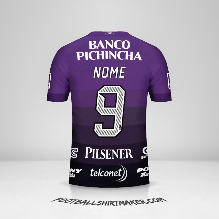 Camisa Barcelona SC 2017 Alternativa -  nome - 9