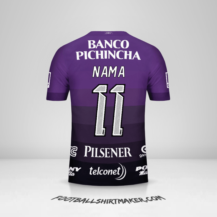 Jersey Barcelona SC 2017 Alternatif -  nama - 11