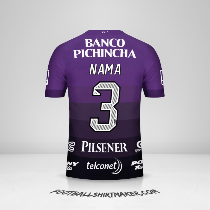 Jersey Barcelona SC 2017 Alternatif -  nama - 3