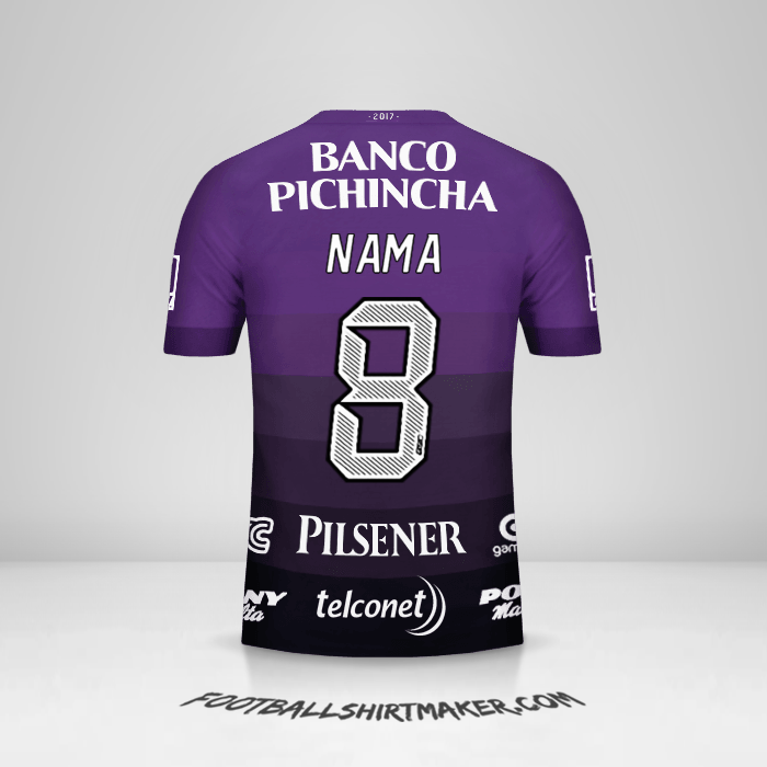 Jersey Barcelona SC 2017 Alternatif -  nama - 8
