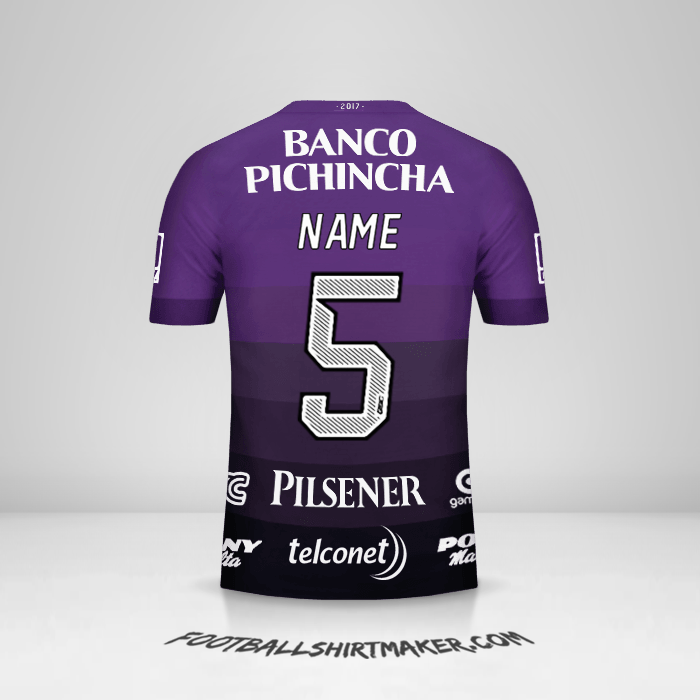 Shirt Barcelona SC 2017 Away -  name - 5
