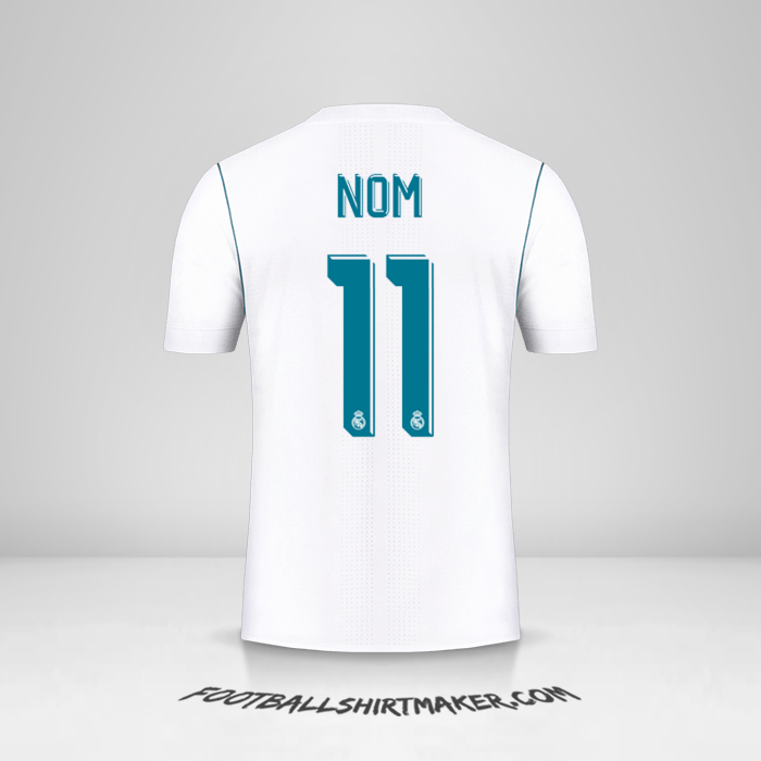 Maillot Real Madrid CF Cup 2017/18 -  nom - 11