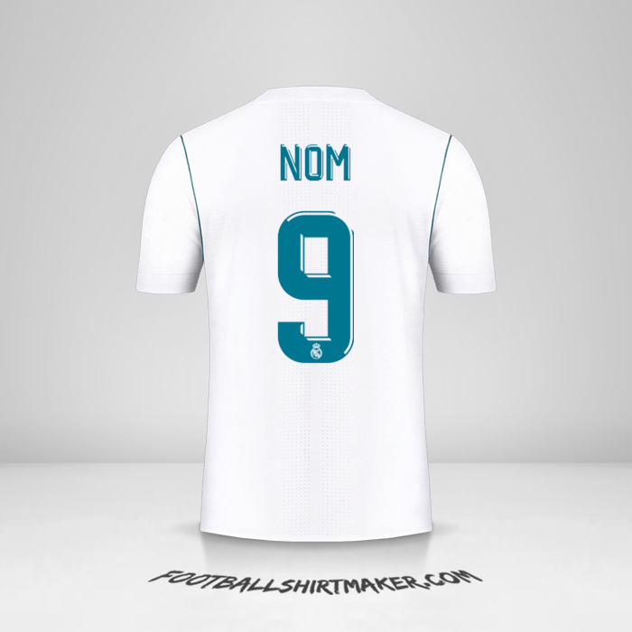Maillot Real Madrid CF Cup 2017/18 -  nom - 9