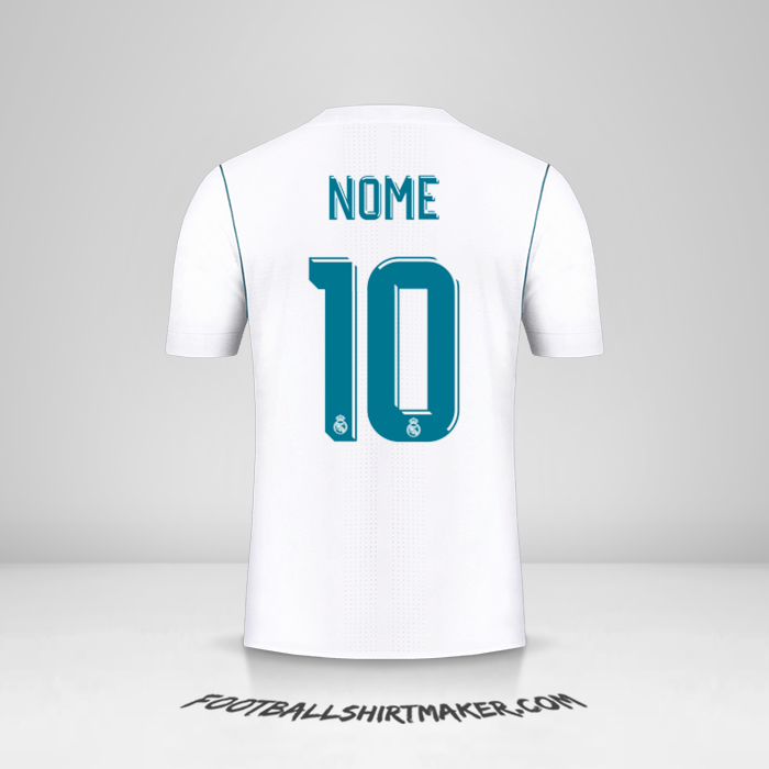 Maglia Real Madrid CF Cup 2017/18 -  nome - 10