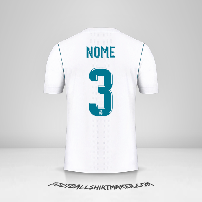 Maglia Real Madrid CF Cup 2017/18 -  nome - 3