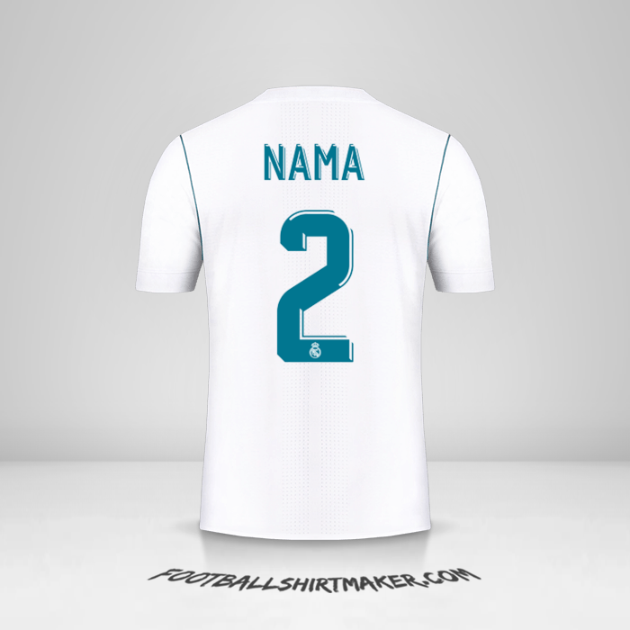Jersey Real Madrid CF Cup 2017/18 -  nama - 2