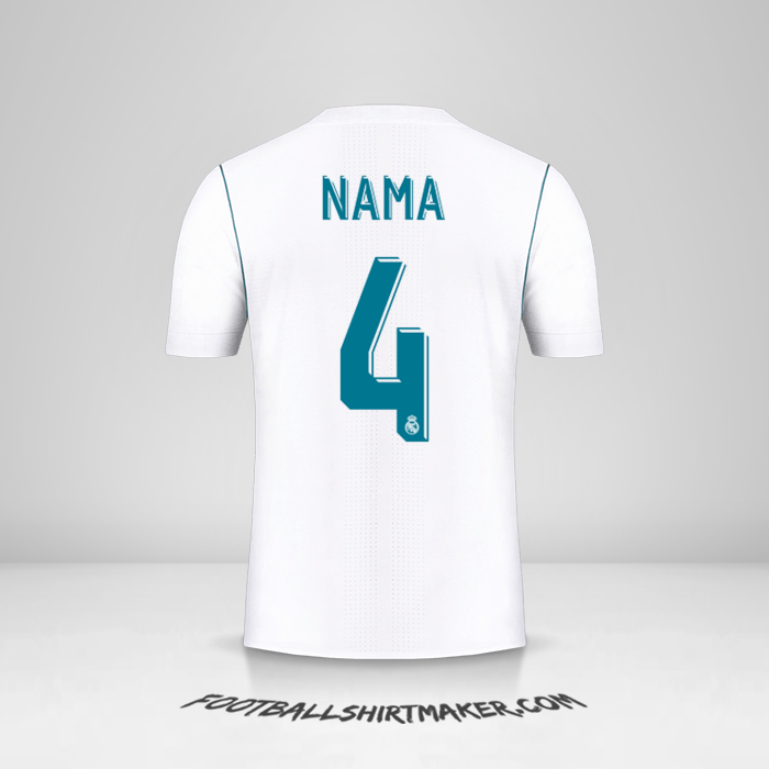 Jersey Real Madrid CF Cup 2017/18 -  nama - 4