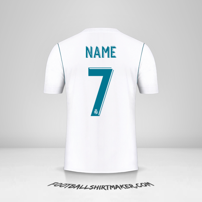 Shirt Real Madrid CF Cup 2017/18 -  name - 7