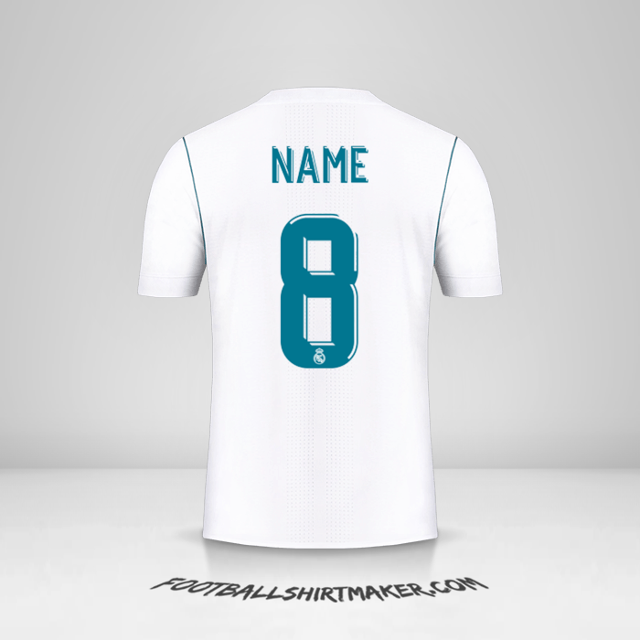 Trikot Real Madrid CF Cup 2017/18 -  name - 8